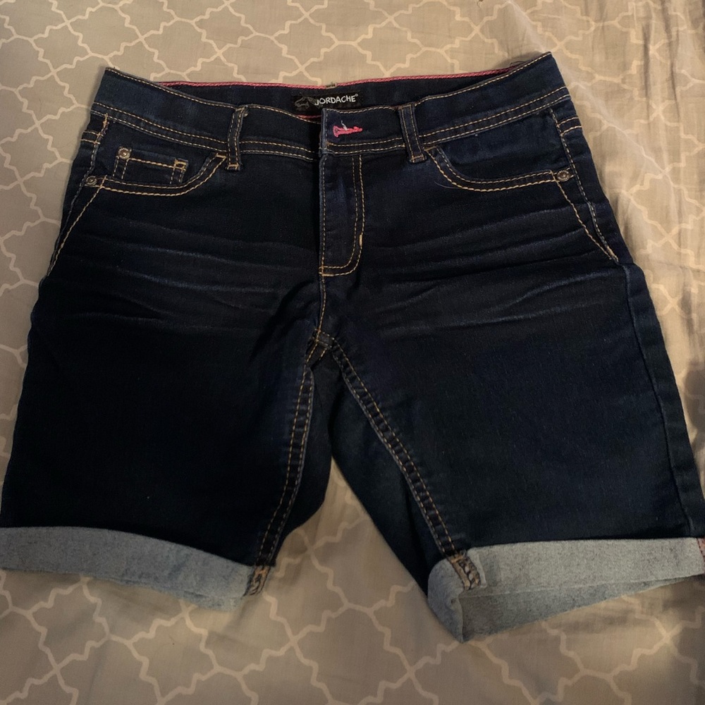 Dark Blue Jordache Jean Shorts